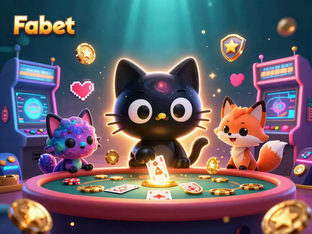 Experience thrilling gameplay at Fabet with colorful characters and dynamic casino elements.