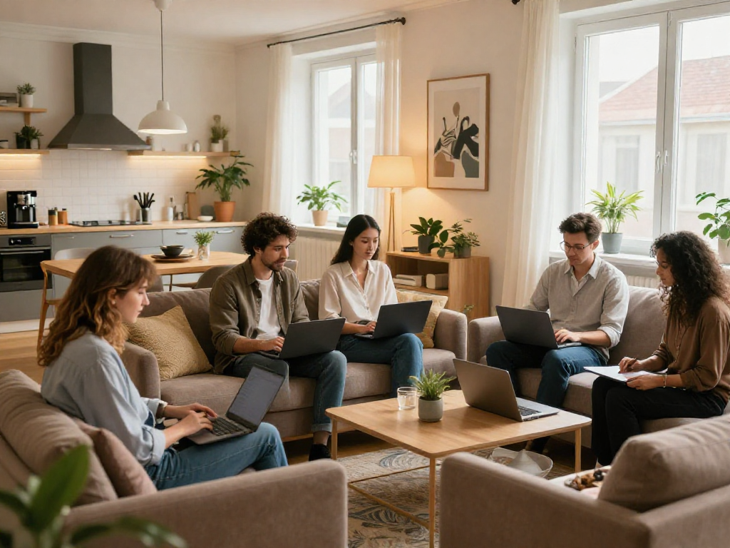 Monteuerzimmer Hannover mit geschmackvoll eingerichteten Wohnräumen für Geschäftsprofis.