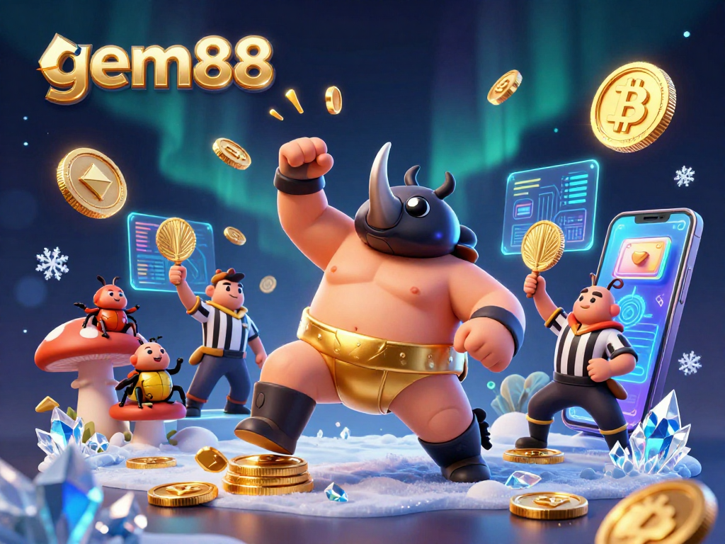 Experience thrill and winning potential with gem88, featuring dynamic casino elements and vibrant characters.